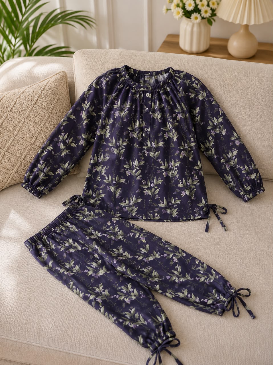 Kids Mustard Floral Winter Khaddar Suit – SH Kids Sphere