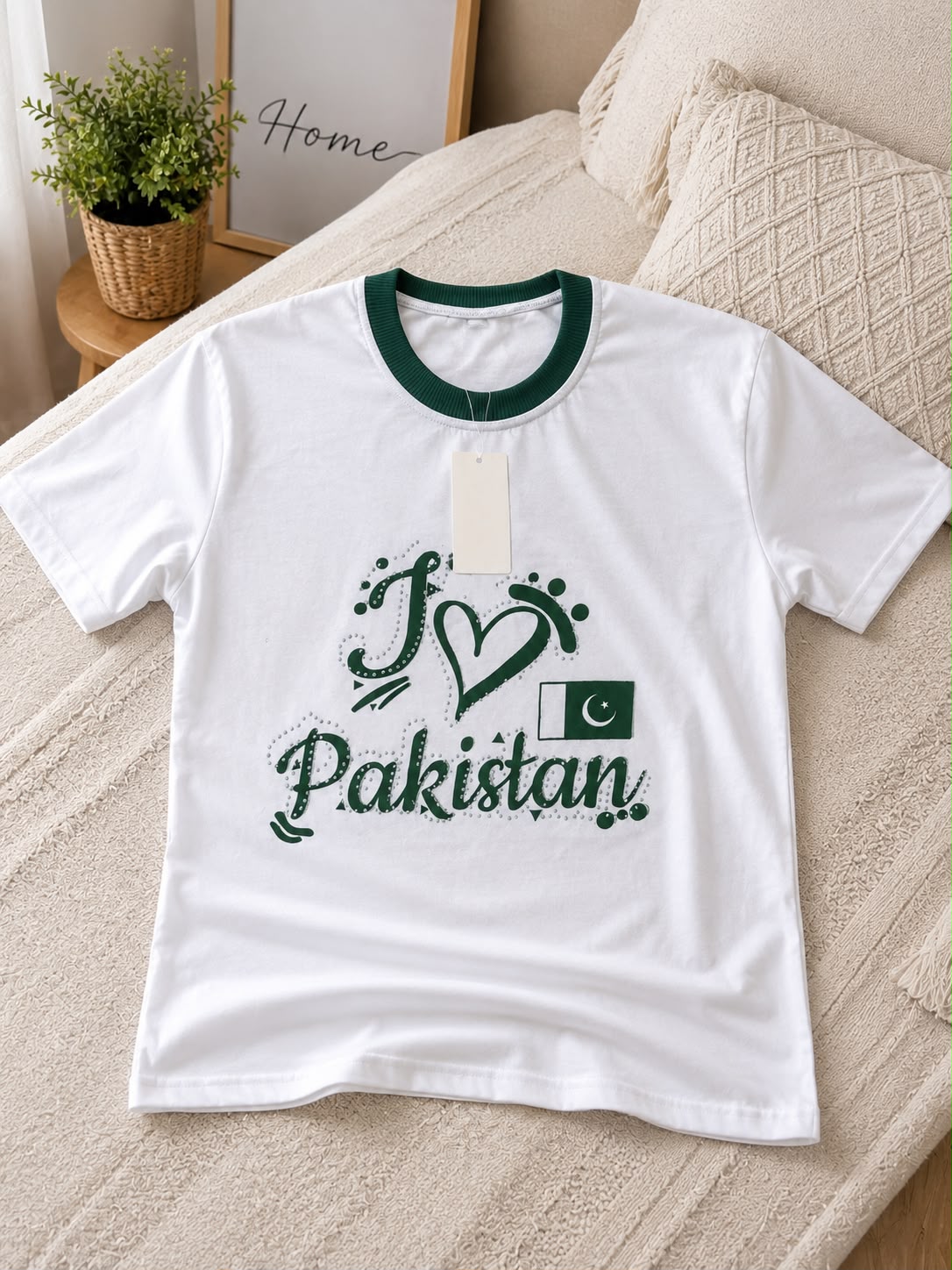 Pakistan Independence Day Graphic T-Shirt for Kids | Premium White Cotton Tee | 14 August Collection