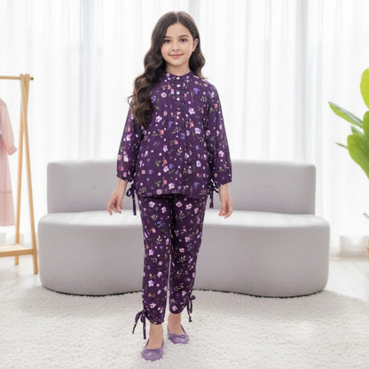 Elegant Floral Printed 2-Piece Co-Ord Set | Casual Summer Wear for Women