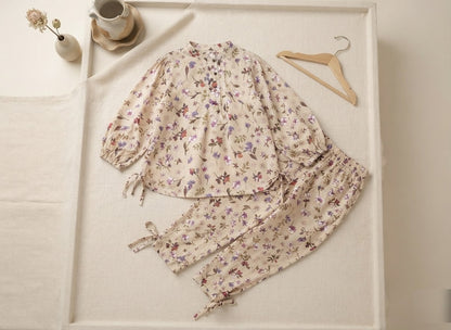 Elegant Floral Printed 2-Piece Co-Ord Set | Casual Summer Wear for Women