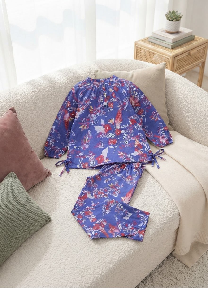 Kids Mustard Floral Winter Khaddar Suit – SH Kids Sphere