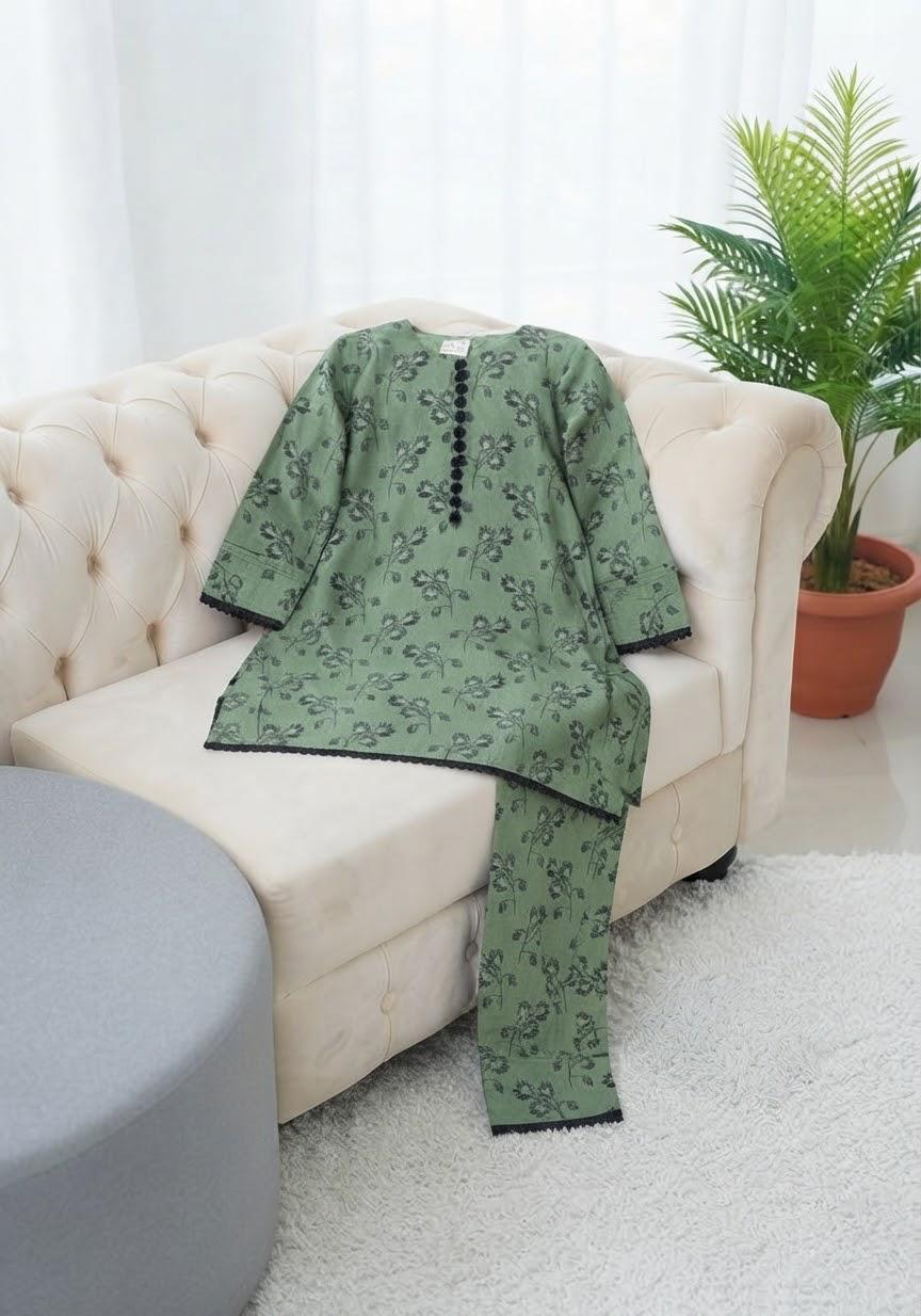 Girls Printed Kurti & Trouser 2-Piece Collection | SH Kids Sphere