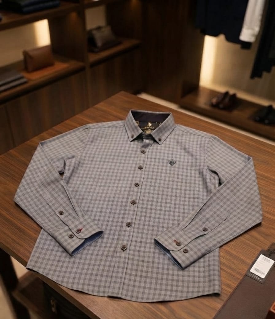 Classic Smart-Casual Formal Shirt for Boys – Premium Button-Down Wear